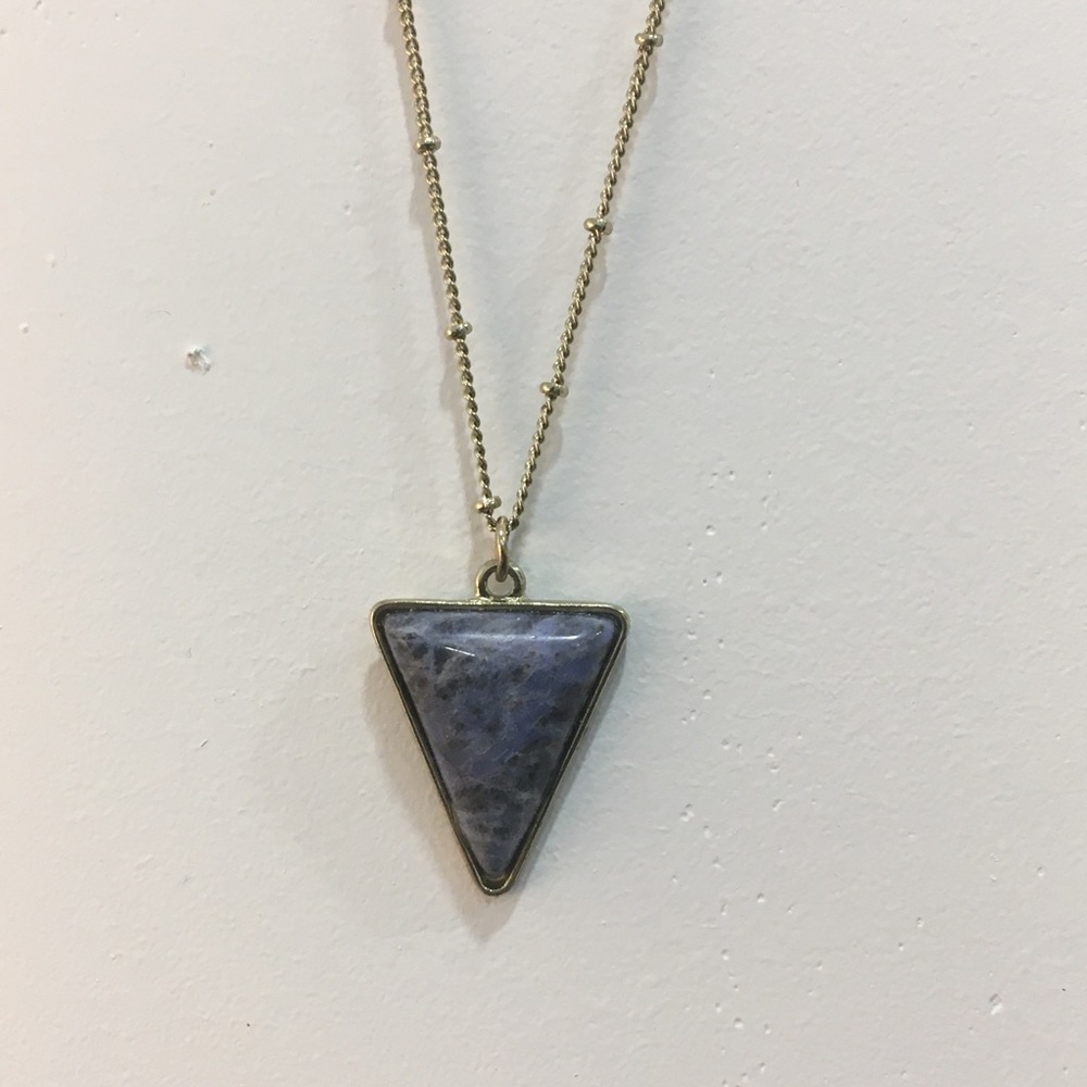 Triangle Stone Necklace